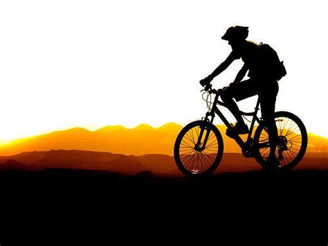 Mountain Biker Silhouette at GetDrawings | Free download