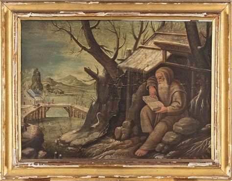 Landscape with an anchorite by Italian School-Northern (16/17) on artnet