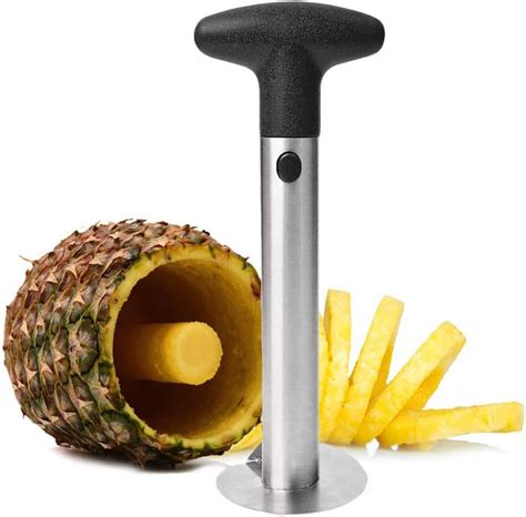 Stainless Steel Pineapple Peeler,YEESON 3 in 1 Pineapple Corer Peeler ...