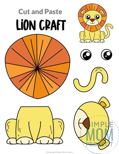 Lion Craft Template