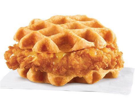 Hardee’s Testing New Hand Breaded Chicken & Waffle Sandwich - Chew Boom