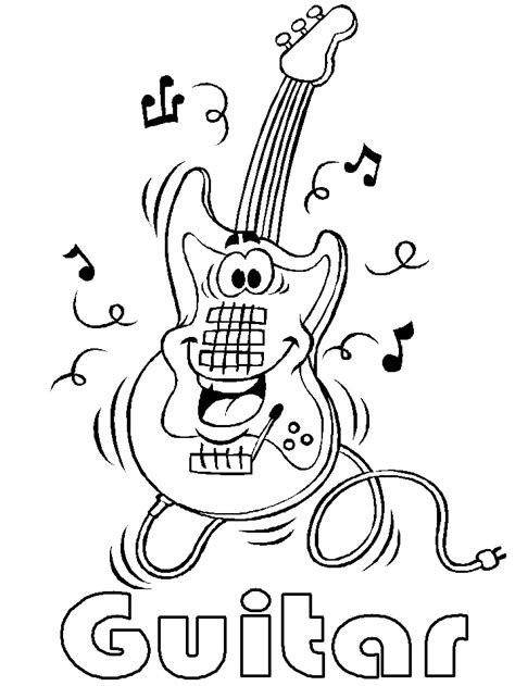 Guitar Coloring Pages - Best Coloring Pages For Kids