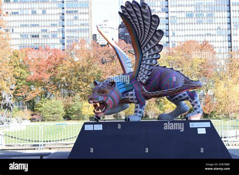 United Nations, New York, USA, November 16, 2021 - A guardian for ...