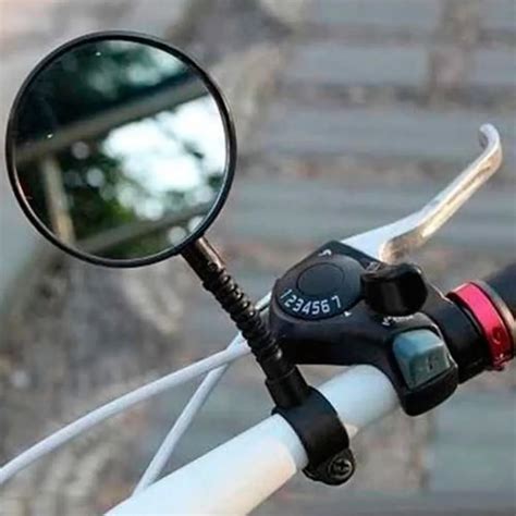 Bicycle Mirror Adjustable Flexible Cycling Rear View Convex Mountain ...