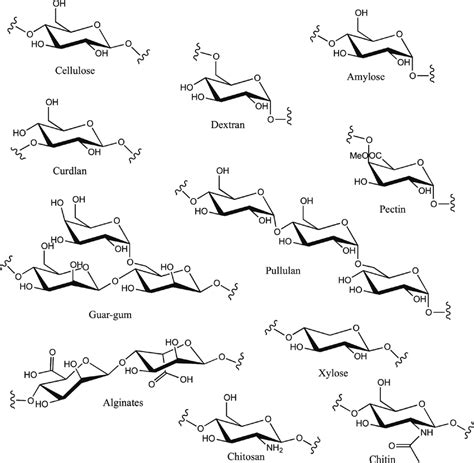 Structures of the repeating units of some of the polysaccharides [1 ...