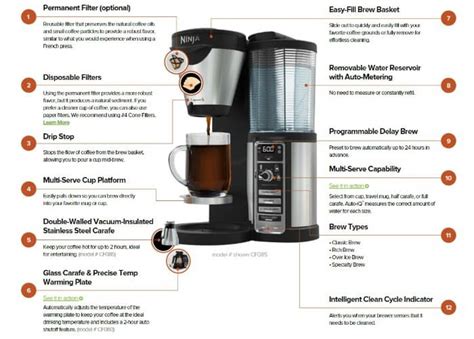 Ninja Coffee Bar Cf091 Parts Diagram | Reviewmotors.co