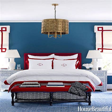 15 Stunning Blue Color Combinations for Your Bedroom | Bedroom red, Blue bedroom, Blue rooms