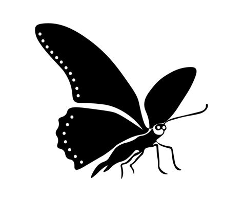 black and white butterfly logo 16530404 Vector Art at Vecteezy