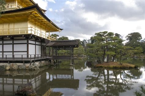 The Garden at Kinkakuji Temple in Kyoto, Japan Stock Photo - Image of officially, kyoto: 140303842