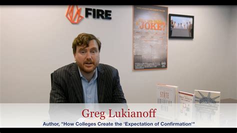 Greg Lukianoff on "The Expectation of Confirmation" - YouTube