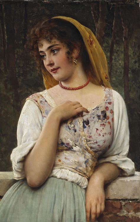 Eugen von Blaas (Austrian, 1843-1932) | Woman painting, Renaissance art ...