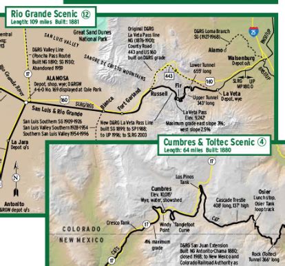 Durango To Silverton Train Map - California southern Map