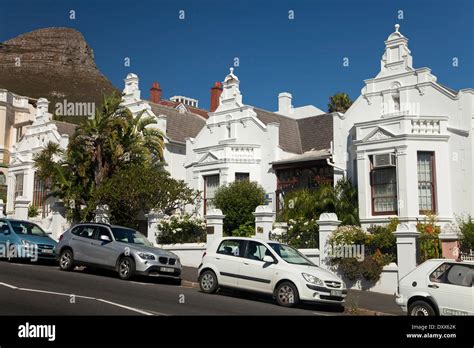 Typical architecture in the Cape Dutch style, Cape Town, Western Cape, South Africa Stock Photo ...