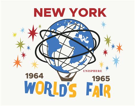 New York's 64 - 65 World's Fair Unispehere Print – Fridgedoor