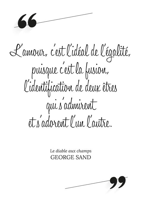 Affiche amour citation de George Sand Déco couple - Artcamia