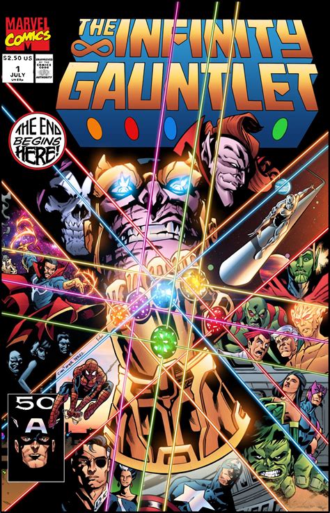 Bruno Furlani - ~ Infinity Gauntlet - Cover ~ Pencils by Cian... | Marvel comics wallpaper ...