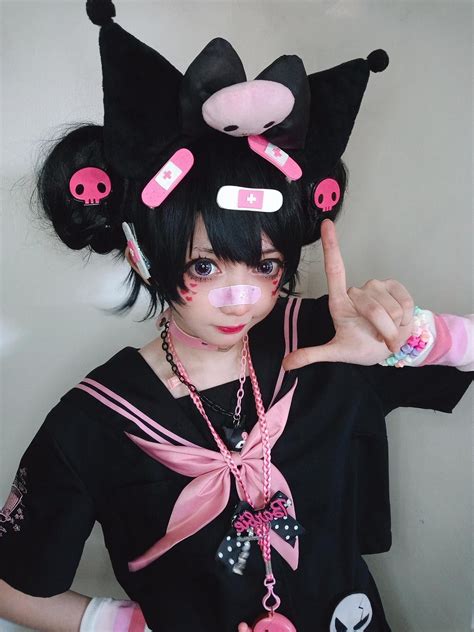 [Self] Kuromi inspired look! : r/cosplay