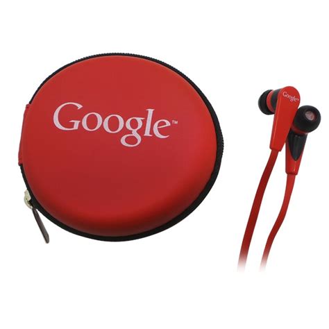 Branded Earphones with Custom Logo in Zipper Case - Sofones