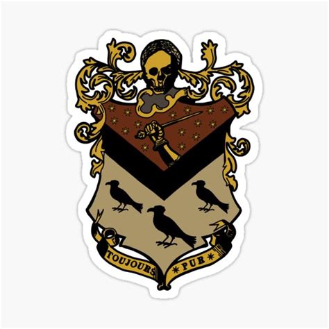 "Black Family Crest" Sticker for Sale by taliahb | Redbubble