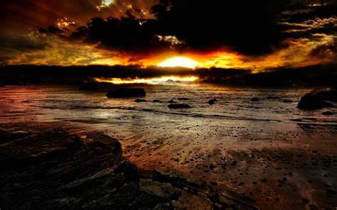 Dark Sunset Wallpapers - Wallpaper Cave