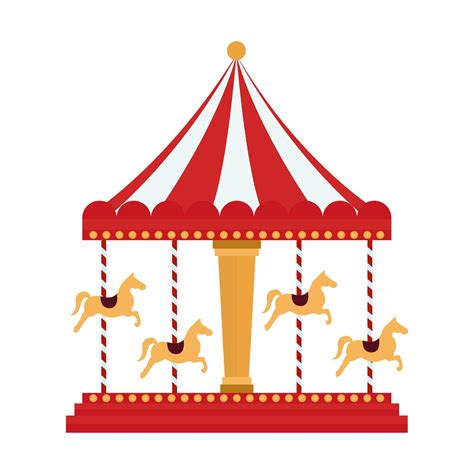 fairground carousel design 3748591 Vector Art at Vecteezy