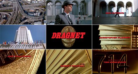 Dragnet (1987) — Art of the Title