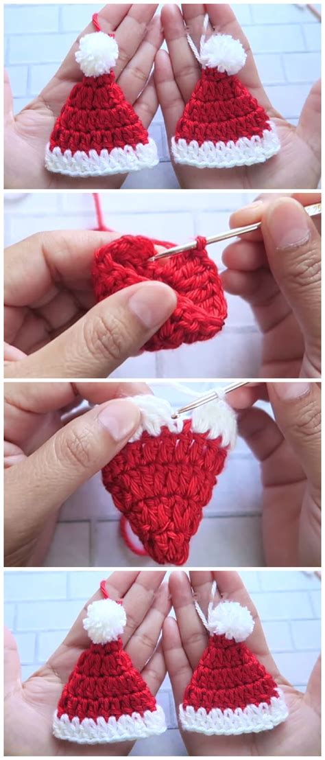 Crochet Santa Hat Tutorial - Easy Pattern