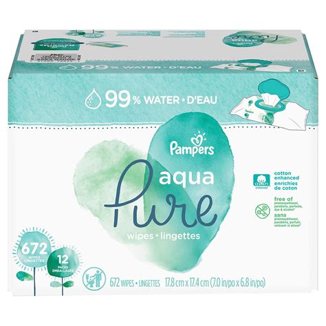 Pampers Aqua Pure Baby Wipes (672 ct.) - Walmart.com