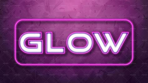 Glow Text Effect - Graphics | Motion Array