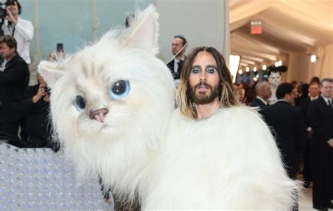 Jared Leto wanted Met Gala look to "be like a real cat"