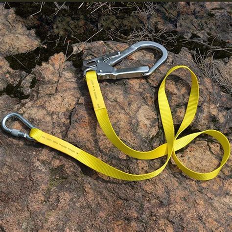 Safety Lanyard, Outdoor Climbing Harness Belt Lanyard Fall Protection ...