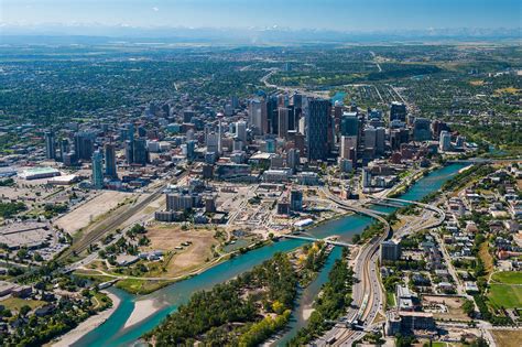 Aerial Photo | Calgary Alberta Skyline