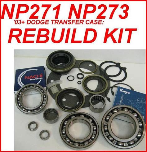 NP271 NP273 NV271 NV273 TRANSFER CASE REBUILD KIT FITS DODGE RAM 2500 3500 4500 5500 '03 ...