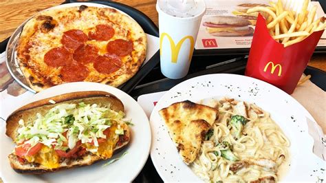 The World's Largest McDonald's 🍟 PIZZA, LINGUINI & PHILLY CHEESESTEAK - YouTube