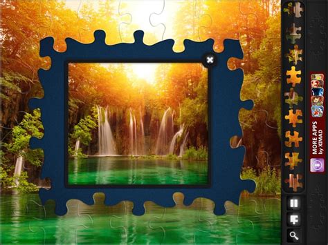 Jigsaw Puzzles: Waterfalls by ZiMAD