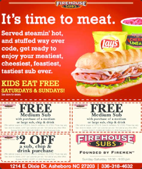 Firehouse Subs Coupons