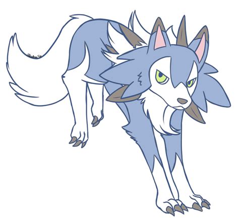 Shiny Midday Lycanroc by Aludra on DeviantArt