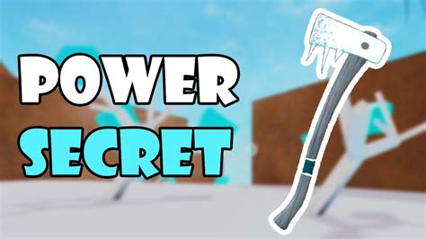 ICE AXE - LUMBER TYCOON 2 🪓🌳 PODER SECRETO (Frost Axe) - YouTube