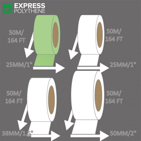 Masking Tape (Various Sizes) - Express Polythene