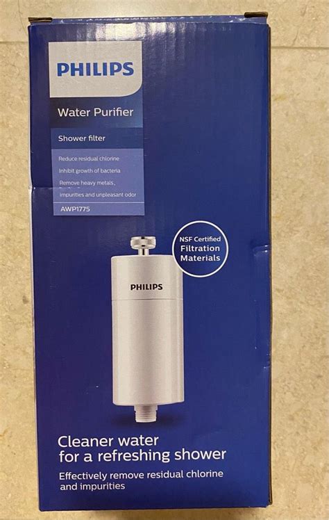 Philips Shower Water Purifier Filter & Filter Cartridges x 2 Set ...