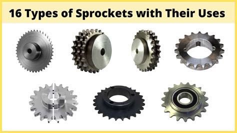 Types of Sprockets and Their Uses [Explained with Detail] PDF