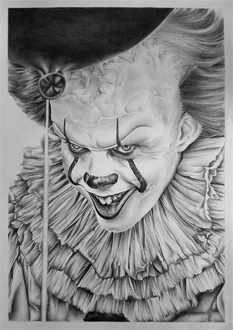 Pennywise Realistic Drawing