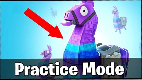 PRACTICE MODE ADDED IN FORTNITE BATTLE ROYALE - YouTube