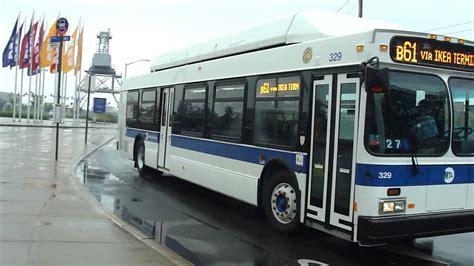 MTA NYCT Bus: 2012 New Flyer C40LF B61 Bus #329 at IKEA Terminal - YouTube