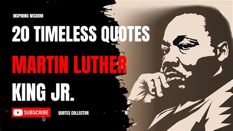 Inspiring Wisdom: 20 Timeless Quotes from Martin Luther King Jr. | Civil Rights | Quotes to Live ...