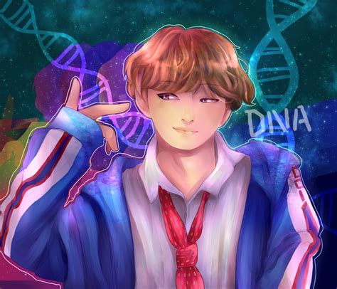 BTS DNA V by ricoalatte on DeviantArt