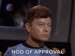 Approve Startrek GIF - Approve Startrek Approval - Discover & Share GIFs