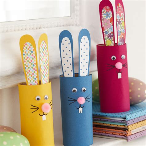 Bunny Rabbit Toilet Roll Crafts For Kids