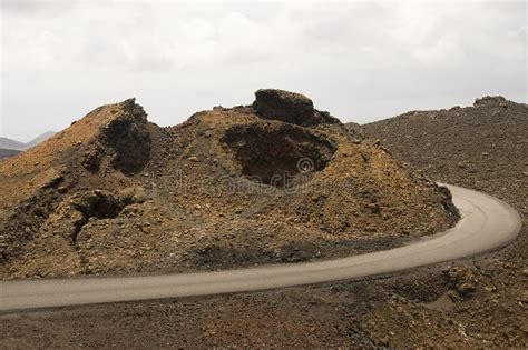 Volcano on Lanzarote, Canary Islands Stock Photo - Image of spain, land ...