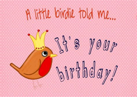 Free illustration: Bird, Birthday, Card, Pink, Modern - Free Image on Pixabay - 979478